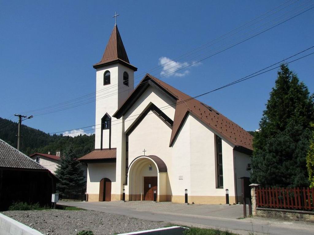 Osvetlenie kostola Dunajov