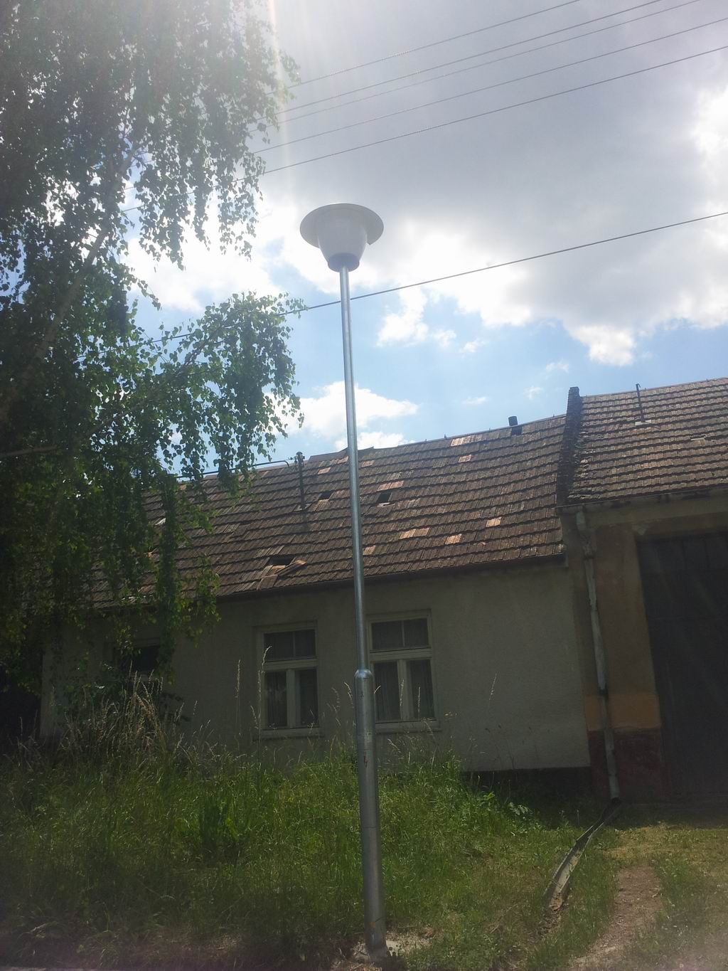 poulicne svietidla - osvetlenie ulice a parku - Stefanova (Trnava)