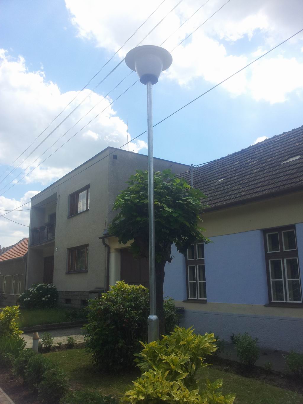 poulicne svietidla - osvetlenie ulice a parku - Stefanova (Trnava)