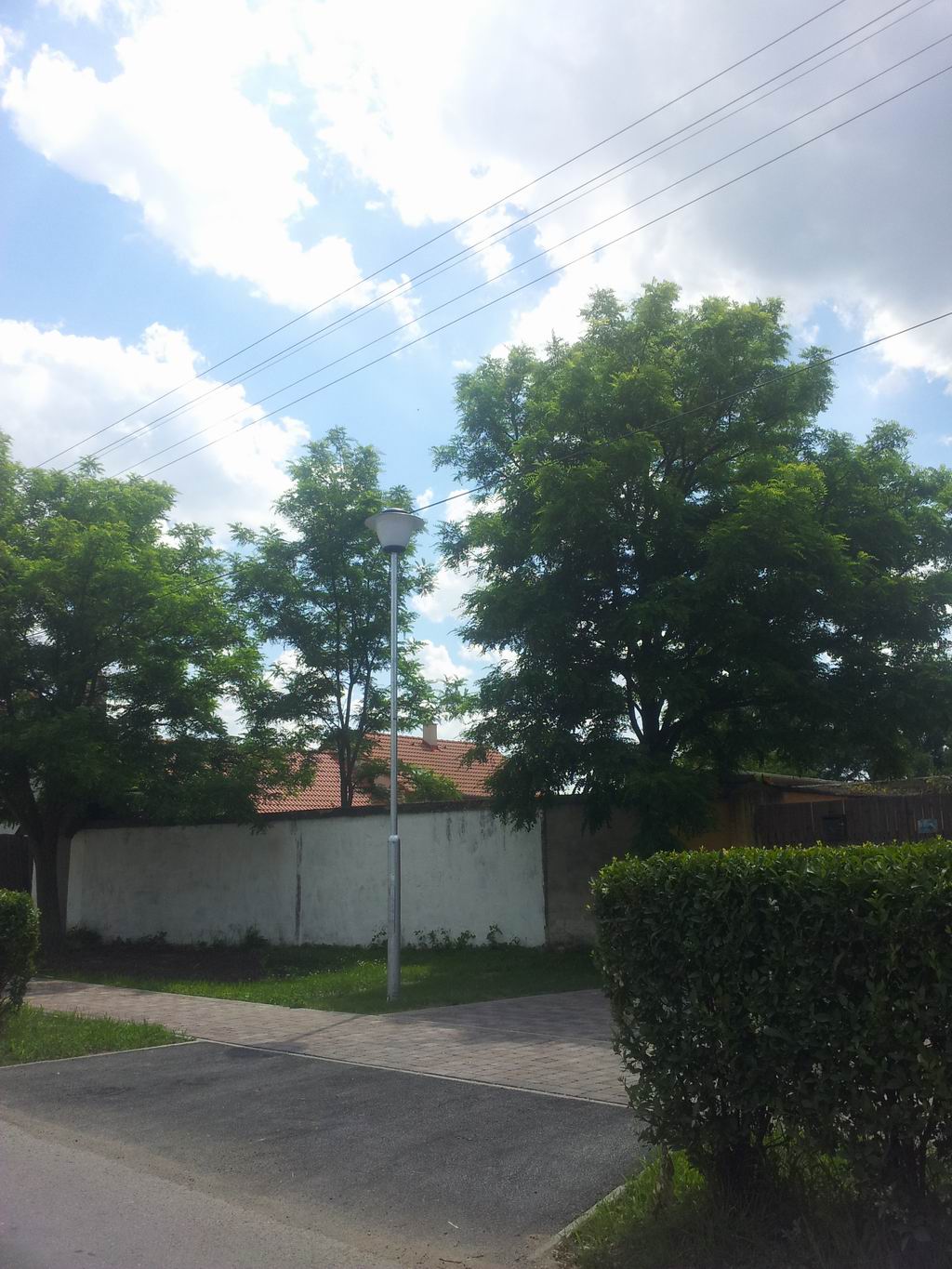 poulicne svietidla - osvetlenie ulice a parku - Stefanova (Trnava)