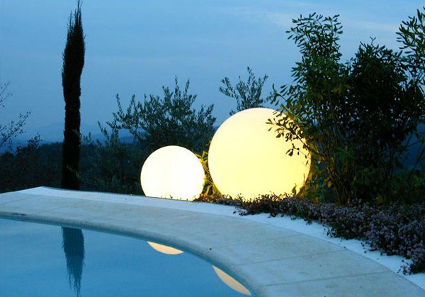 Zahradne svietidla Gu�a Globus PMMA plast