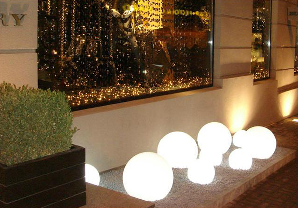 Zahradne svietidla Gu�a Globus PMMA plast