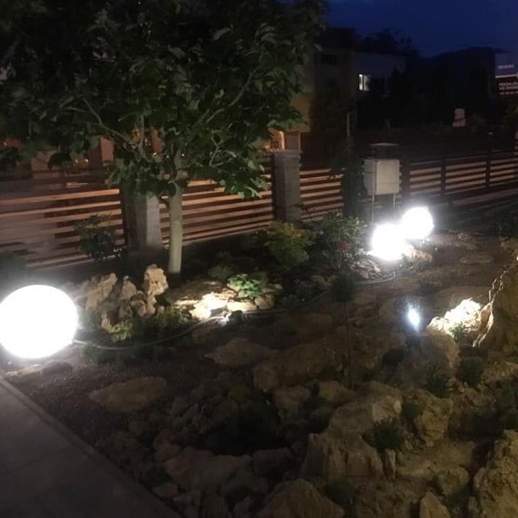 Zahradne svietidla Gu�a Globus PMMA plast