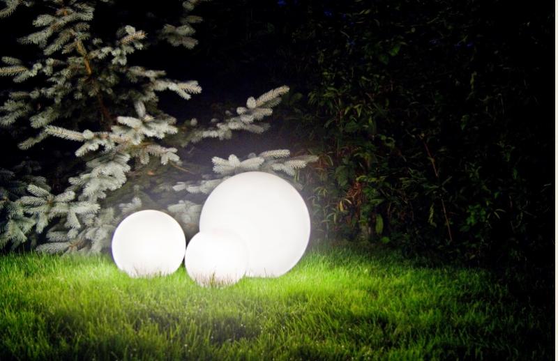 Zahradne svietidla Globus PMMA plast